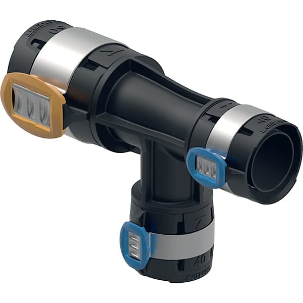 GEBERIT - Té réduit  Flowfit PPSU - Ø16 x Ø20 x Ø16 - 620.121.00.1 - large