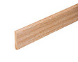 TECNOPROFILS - Plinthe MDF 2 m - Chêne Cérusé - Lot de 5 - 100 x 10 mm - vignette