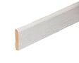 TECNOPROFILS - Plinthe MDF 2 m - Pin blanc - Lot de 5 - 100 x 10 mm - vignette