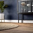 TECNOPROFILS - Plinthe MDF 2 m - Blanc - Lot de 5 - 100 x 10 mm - vignette