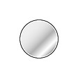 AURLANE - Miroir salle de bain ROND avec éclairage LED et contour noir - Diam 50cm - vignette