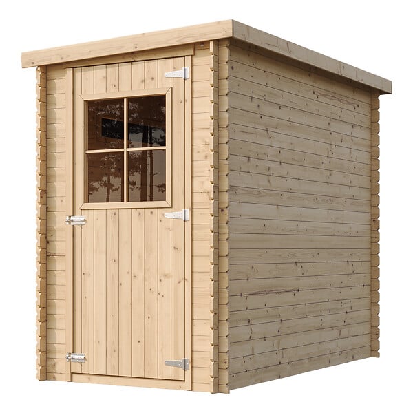 TIMBELA - Abri de jardin en bois - H198 x l239 x L144 cm / 2.63 m2 - M306 - large