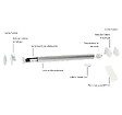 AVOSDIM - Pack motorisation store enrouleur ø40 120cm - vignette