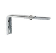 AVOSDIM - Lot de 2 équerres réglables galvanisées déport entre 10 et 16,5cm - vignette