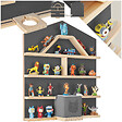 TECTAKE - Étagère murale Mylittle Story pour jusqu'à 50 Tonies gris anthracite - vignette