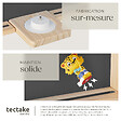 TECTAKE - Étagère murale Mylittle Story pour jusqu'à 50 Tonies gris anthracite - vignette