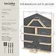TECTAKE - Étagère murale Mylittle Story pour jusqu'à 50 Tonies gris anthracite - vignette