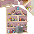 TECTAKE - Étagère murale Mylittle Story pour jusqu'à 50 Tonies rose - vignette