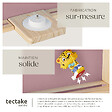 TECTAKE - Étagère murale Mylittle Story pour jusqu'à 50 Tonies rose - vignette