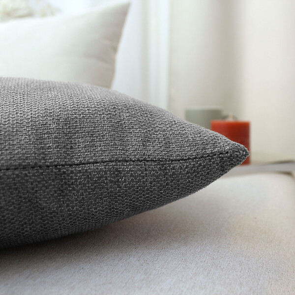 C MA DECO - Coussin déhoussable chenillé - large