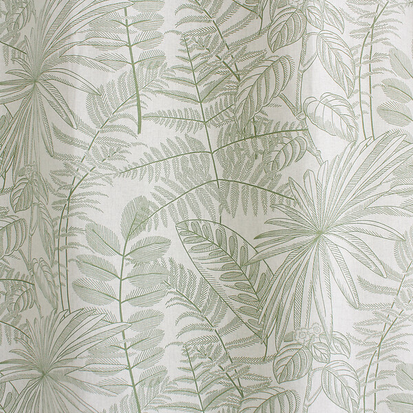 C MA DECO - Rideau en coton recyclé Lodge - Œillets - Ecru - 140x240cm - large