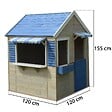 KANGUI - Maisonnette enfant extérieur - Cabane en bois avec plancher FLOWI - vignette