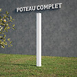 MON MARCHE DECO - Poteau Complet PRO 180 cm - vignette