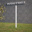 MON MARCHE DECO - Poteau d'Angle SLIM 180 cm - vignette