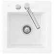 VILLEROY ET BOCH - Evier 1 bac sans egouttoir  Subway Pure XS 47,5 x 51 cm Blanc vidage automatique inclus - vignette