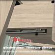 AICA SANITAIRE - AICA Ensemble meuble double vasque L.120cm 4 tiroirs + lavabo + LED miroir,chêne - vignette