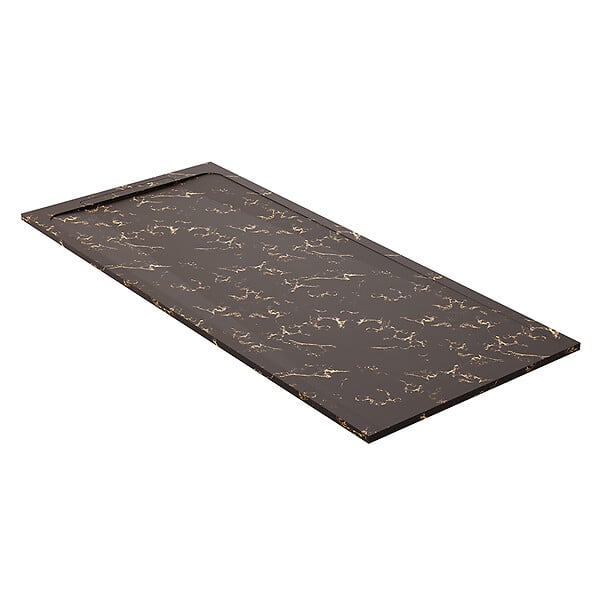 COSYNEO - Receveur de douche en pierre naturelle extra plat à poser 90x120cm - marron marbre - ORIGINE - large
