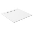 COSYNEO - Receveur de douche en pierre naturelle extra plat à poser 90x90cm - blanc - ORIGINE - vignette