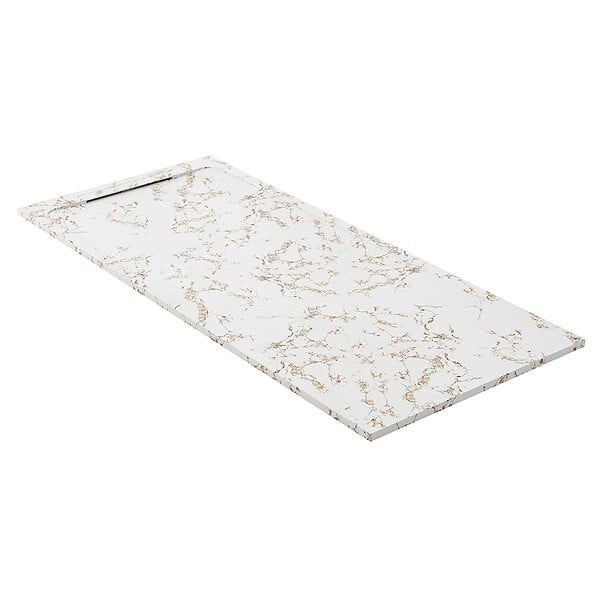 COSYNEO - Receveur de douche en pierre naturelle extra plat à poser 80x170cm - blanc marbre - ORIGINE - large