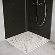 COSYNEO - Receveur de douche en pierre naturelle extra plat à poser 90x90cm - blanc marbre - ORIGINE - vignette