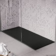 COSYNEO - Receveur de douche en pierre naturelle extra plat à poser 70x90cm - noir - ORIGINE - vignette