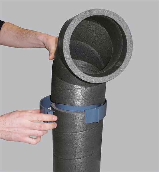 UBBINK - Raccord pour conduits isolés AERFOAM - Diamètre : 180 - Lg 232 mm - Ht 119 mm - large