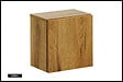 OTITEC - Caisson meuble haut de salle de bain - 30x30 cm - Oak - VOLTA - vignette