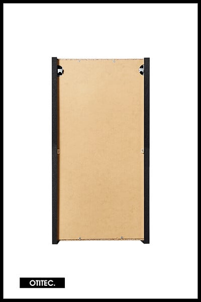 OTITEC - Meuble haut de salle de bain - 55 cm - Noir Mat - VOLTA - large