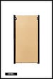 OTITEC - Meuble haut de salle de bain - 55 cm - Noir Mat - VOLTA - vignette