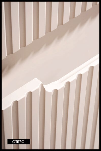 OTITEC - Meuble sous vasque de 80 cm - Cachemire Mat - 2 tiroirs - VOLTA - large