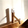 ESSEBAGNO - Manopola mitigeur lavabo haut cuivre brossé marbre - vignette