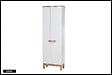 OTITEC - Colonne de salle de bain de 187 cm - Blanc - 3 portes - BALI - vignette