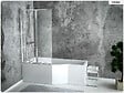BESCO - Baignoire asymétrique - 150 x 75 cm - Gauche - avec Habillage - Pieds - Vidage Chrome - INTEGRA - vignette