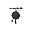 PIT BOSS - Set de 6 pièces Accessoires de Cuisson en Fonte Pré Assaisonné Pour Barbecue Camping Cuisine Extérieure PIT BOSS - vignette