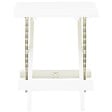 VIDAXL - vidaXL Table pliable de jardin blanc 45x43x50 cm plastique - vignette