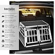 TECTAKE - Cage de transport pour chien double dos droit noir - vignette