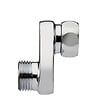 ECOUL - Lot de 2 raccords excentrés longueur 25mm Male-femelle - vignette