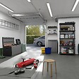 ARTPLAST - Etagère de Rangement 5 Niveaux Charge Max 200 kg Polypropylène Résistant - Garage Atelier Intérieur Extérieur Art Plast - vignette