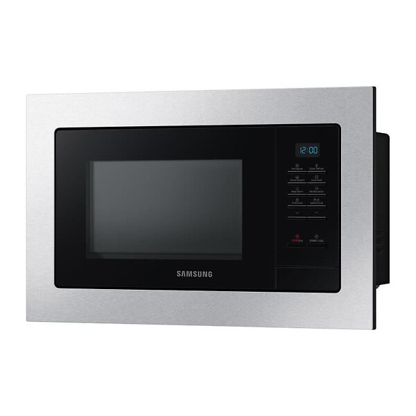 SAMSUNG - micro-ondes solo encastrable 20l 850w inox - ms20a7013at - large