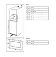 SAMSUNG - micro-ondes solo encastrable 20l 850w noir - ms20a7013ab - vignette