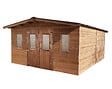 HABRITA - Abri de jardin - Bois - 28mm - 19.46m2 - vignette