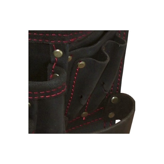 JOUANEL - Poche à  clous cuir renforcé avec ceinture, 3 poches et 5 porte-accessoires - Réf: POCOU-R - large