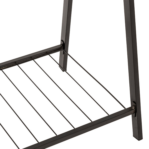 5 FIVE SIMPLY SMART - Portant à vêtements double en acier Noir H 145 cm - large