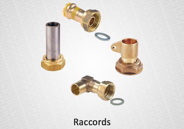 CLESSE - Raccords, bouchons, écrous pour gaz butane et propane - Raccord de rampe - P51 - sous coque - large