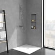 VILLEROY ET BOCH - Mitigeur mécanique douche  Liberty Chrome + Ensemble de douche  Verve Showers 3 jets Chrome - vignette