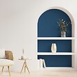 99DECO - Peinture Mur Velours - Bleu Gris - Interieur - 1l - vignette
