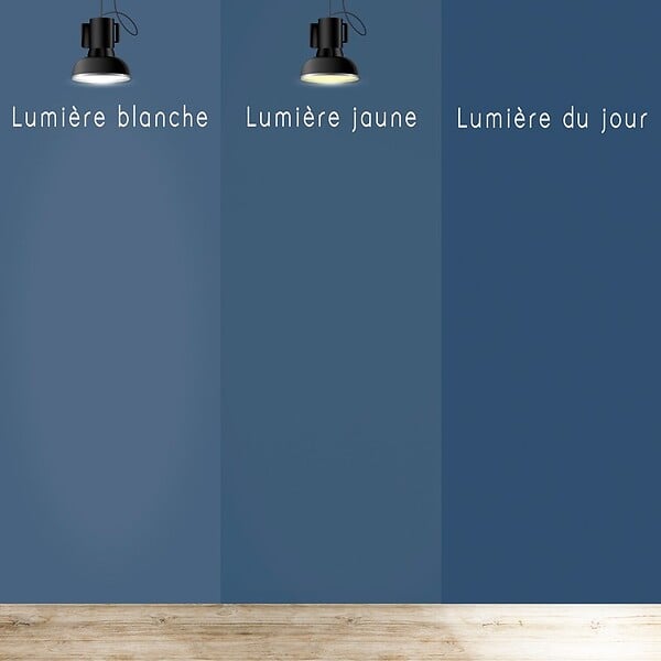 99DECO - Peinture Mur Velours - Bleu Gris - Interieur - 1l - large