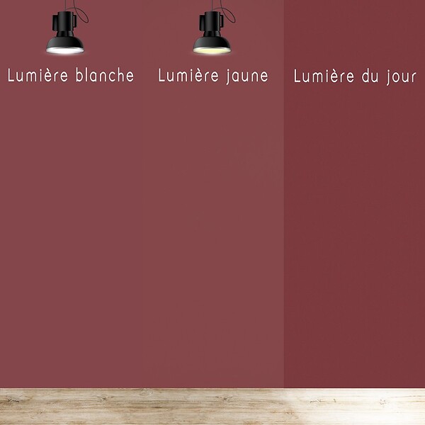 99DECO - Peinture Mur Velours - Bordeaux - Interieur - 1l - large