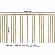 99DECO - Kit de moulures murales pour étagère en bois - Pin Sylvestre abouté - Izia - Prêt à coller et peindre - vignette