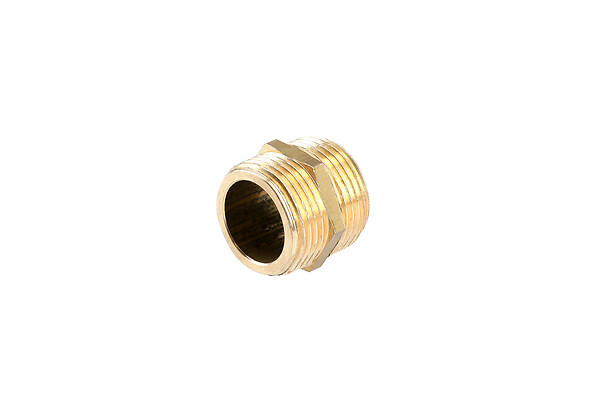 GARIS - Mamelon double mâle 12/17laiton - GARIS - D04002B - large